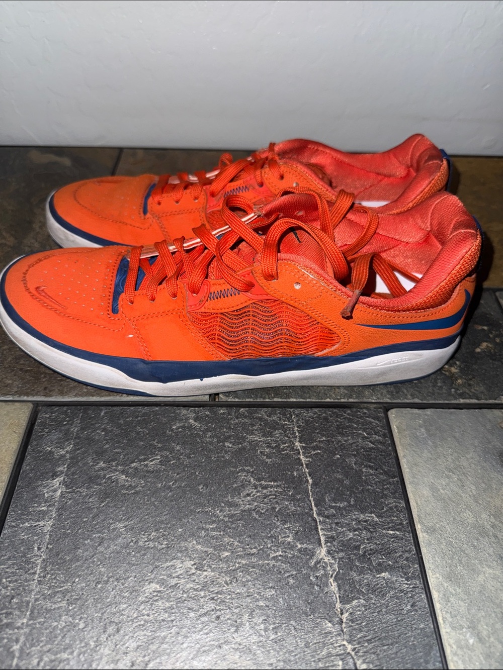 Nike SB Ishod Wair Orange Blue Skate Shoes DZ5648-800 Mens Size 8.5